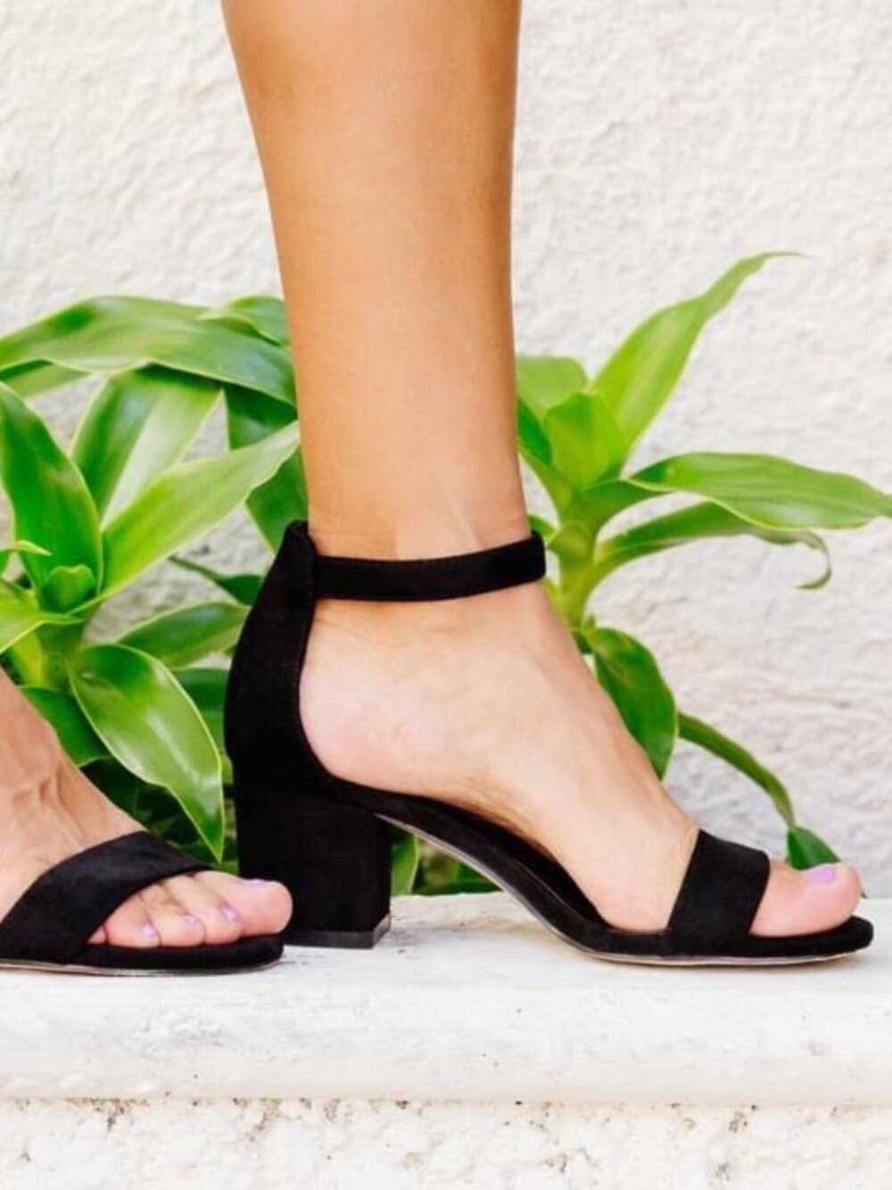 Corky's Black Block Heel Sandals, Boutique, "Date Night" Block Heel Black Sandal